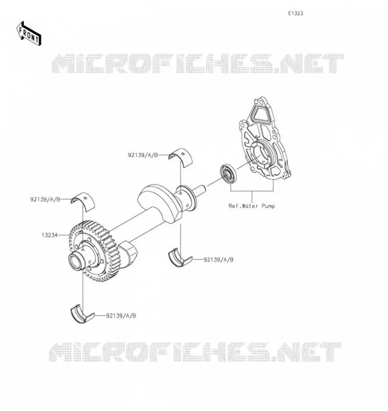 BALANCIER Kawasaki MOTOS 650 2019 VERSYS 650  KLE650FKFA