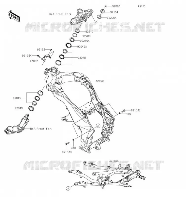 CH&Acirc;SSIS Kawasaki MOTOS 1000 2019 VERSYS 1000  KLZ1000CKF