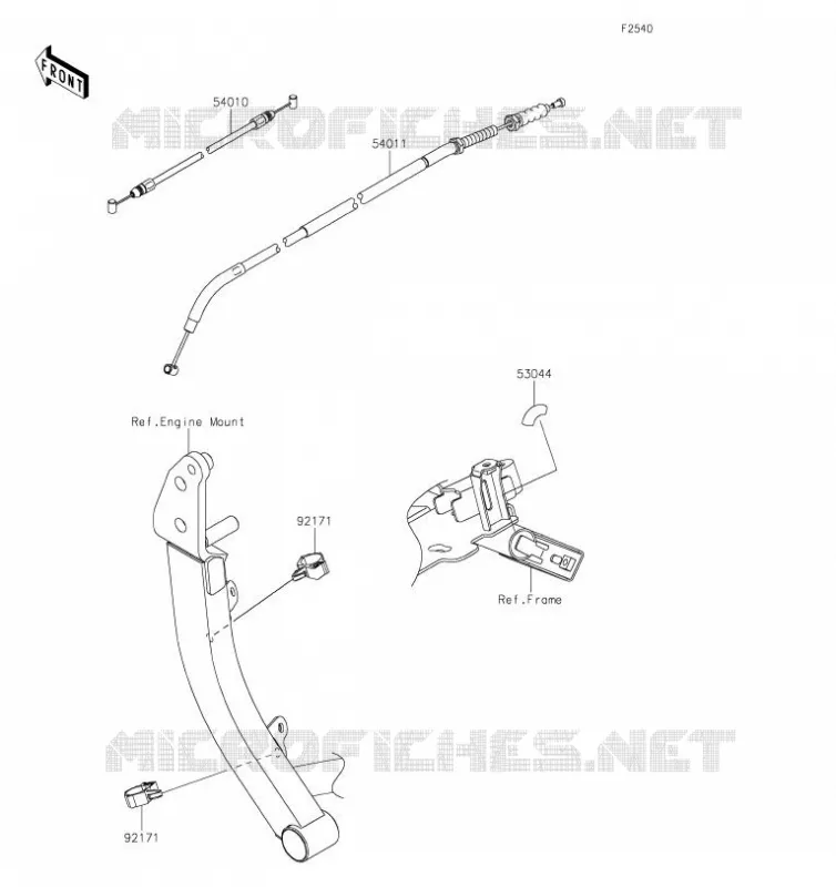 CABLES Kawasaki MOTOS 1000 2019 VERSYS 1000  KLZ1000CKF