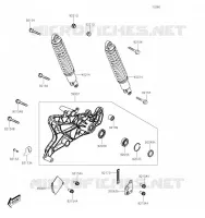 AMORTISSEUR pour Kawasaki J125 2019