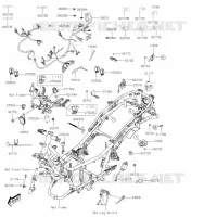 CHASSIS EQUIPMENT ELECTRIQUE pour Kawasaki J125 2019