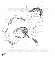 FEUX ARRI&Egrave;RE(S) pour Kawasaki J125 2019