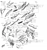 Leg Shield pour Kawasaki J125 2019
