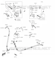 MAiTRE CYLINDRE pour Kawasaki J125 2019