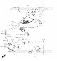 RADIATEUR pour Kawasaki J125 2019