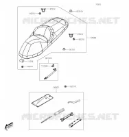 SELLE pour Kawasaki J125 2019