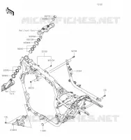 CH&Acirc;SSIS pour Kawasaki VULCAN 1700 VOYAGER 2019
