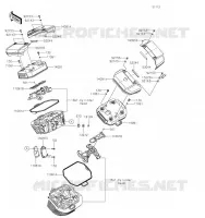 COUVRE CULASSE pour Kawasaki VULCAN 1700 VOYAGER 2019