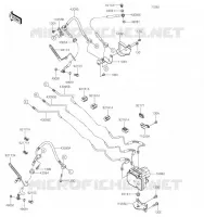 DURITE DE FREIN pour Kawasaki VULCAN 1700 VOYAGER 2019