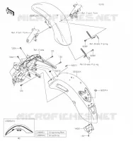 GARDE BOUE pour Kawasaki VULCAN 1700 VOYAGER 2019