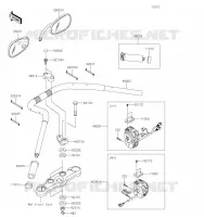 GUIDON pour Kawasaki VULCAN 1700 VOYAGER 2019