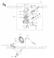 MAITRE CYLINDRE AV pour Kawasaki VULCAN 1700 VOYAGER 2019