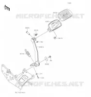 PEDALE DE FREIN/TORQUE LINK pour Kawasaki VULCAN 1700 VOYAGER 2019