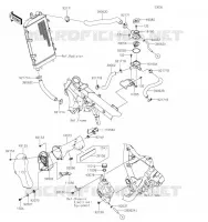 REFROIDISSEMENT pour Kawasaki VULCAN 1700 VOYAGER 2019
