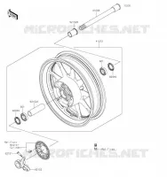 ROUE AVANT pour Kawasaki VULCAN 1700 VOYAGER 2019