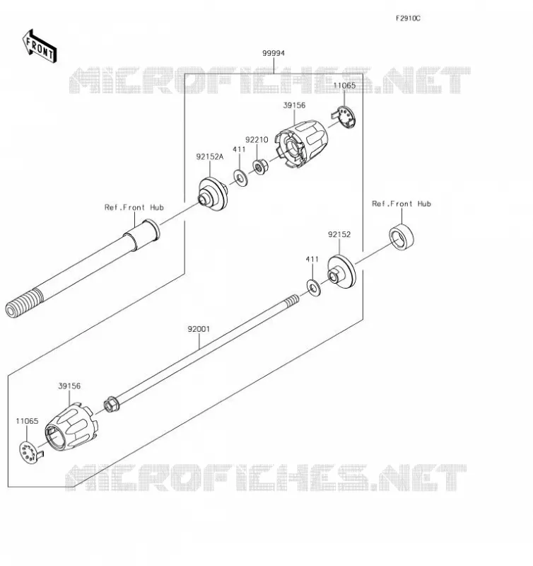 Accessory(Axle Slider) Kawasaki MOTOS 1000 2019 Z1000R  ZR1000JKF