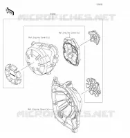 Accessory(Engine Cover Ring) pour Kawasaki Z900 2019