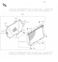 Accessory(Radiator Screen) pour Kawasaki Z900 2019