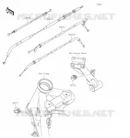 CABLES pour Kawasaki Z900 2019