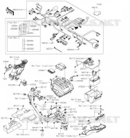 CHASSIS EQUIPMENT ELECTRIQUE pour Kawasaki Z900 2019