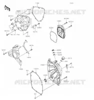 COUVERCLES MOTEUR pour Kawasaki Z900 2019