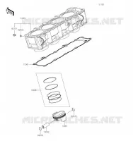 CYLINDRE/PISTON pour Kawasaki Z900 2019