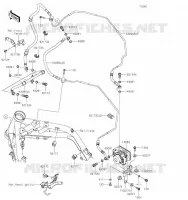 DURITE DE FREIN pour Kawasaki Z900 2019