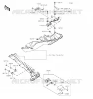 FEUX ARRI&Egrave;RE(S) pour Kawasaki Z900 2019