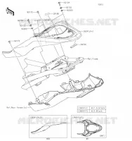 HOUSSE SELLE pour Kawasaki Z900 2019