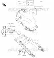 LABEL pour Kawasaki Z900 2019