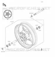 ROUE AVANT pour Kawasaki Z900 2019