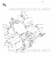 SUPPORT MOTEUR pour Kawasaki Z900 2019