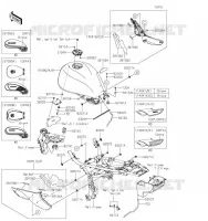 RESERVOIR CARBURANT pour Kawasaki Z900RS 2019