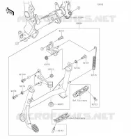 Accessory(Center Stand) pour Kawasaki Z900RS 2019