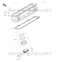 CYLINDRE/PISTON pour Kawasaki Z900RS 2019