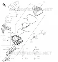 FILTRE A AIR pour Kawasaki Z900RS 2019