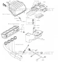INJECTION CARBURANT pour Kawasaki Z900RS 2019