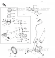 MAITRE CYLINDRE AV pour Kawasaki Z900RS 2019