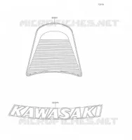 ACCESSOIRE(DECALS) pour Kawasaki Z900RS 2019