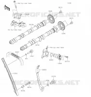 ARBRE A CAME/TENDEUR pour Kawasaki Z900RS 2019