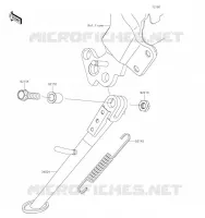 BEQUILLES pour Kawasaki Z900RS 2019