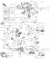 CHASSIS EQUIPMENT ELECTRIQUE pour Kawasaki Z900RS 2019