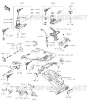 CONTACTEUR SERRURE/R&Eacute;FLECTEUR pour Kawasaki Z900RS 2019