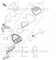 FILTRE A AIR pour Kawasaki Z900RS 2019