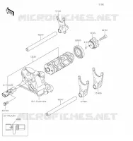 FOURCHETTE/BARRILLET DE SELECTION pour Kawasaki Z900RS 2019