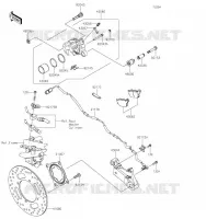 FREIN ARRIERE pour Kawasaki Z900RS 2019