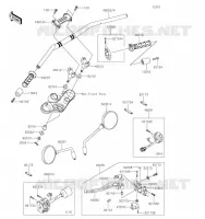 GUIDON pour Kawasaki Z900RS 2019