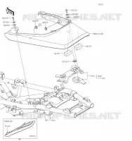 HOUSSE SELLE pour Kawasaki Z900RS 2019