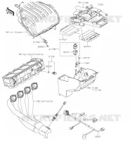 INJECTION CARBURANT pour Kawasaki Z900RS 2019