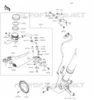 MAITRE CYLINDRE AV pour Kawasaki Z900RS 2019